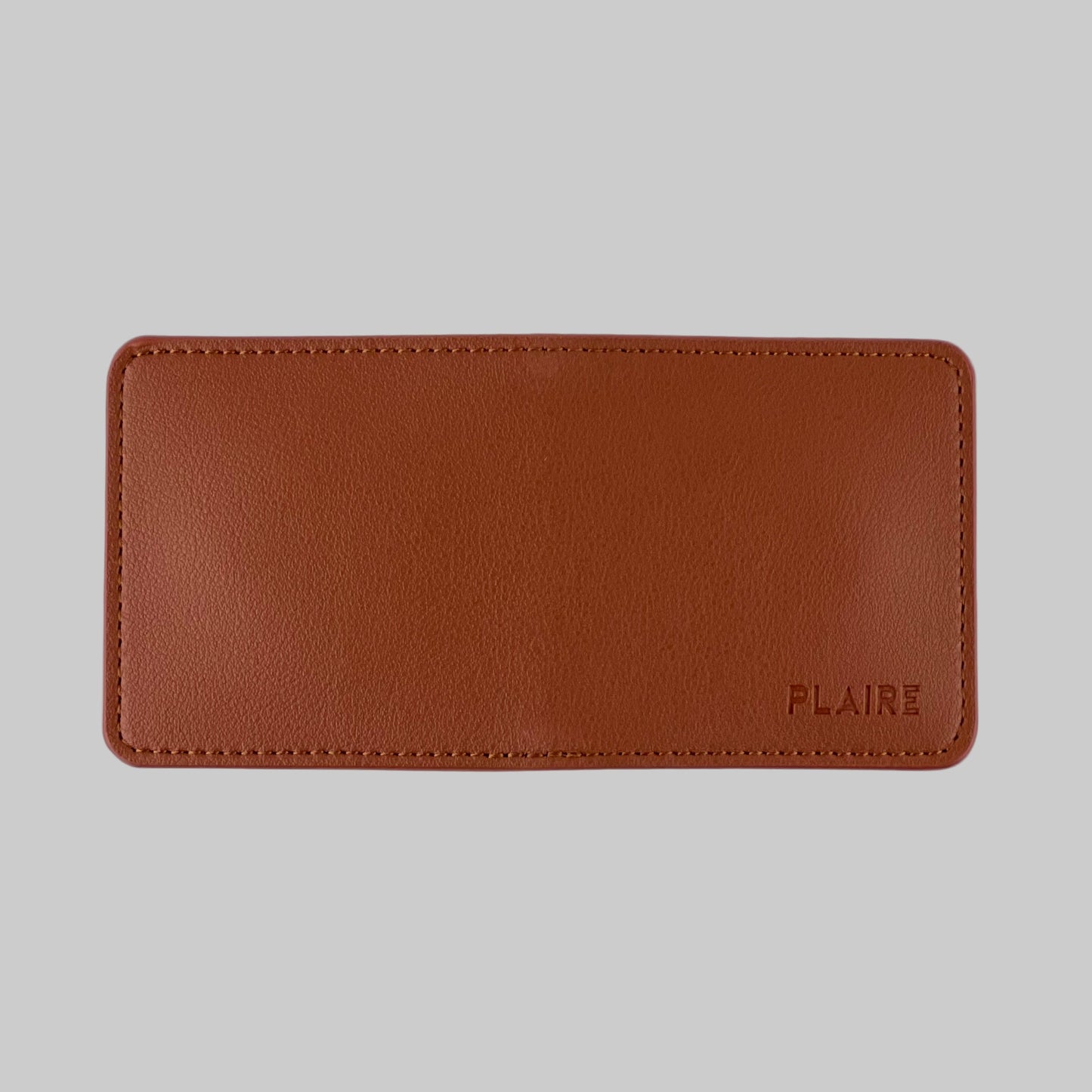 Leather condom case by PLAIRE — discreet condom case and pocket condom holder for men, slim stylish condom holder designed to protect condoms while carrying them securely