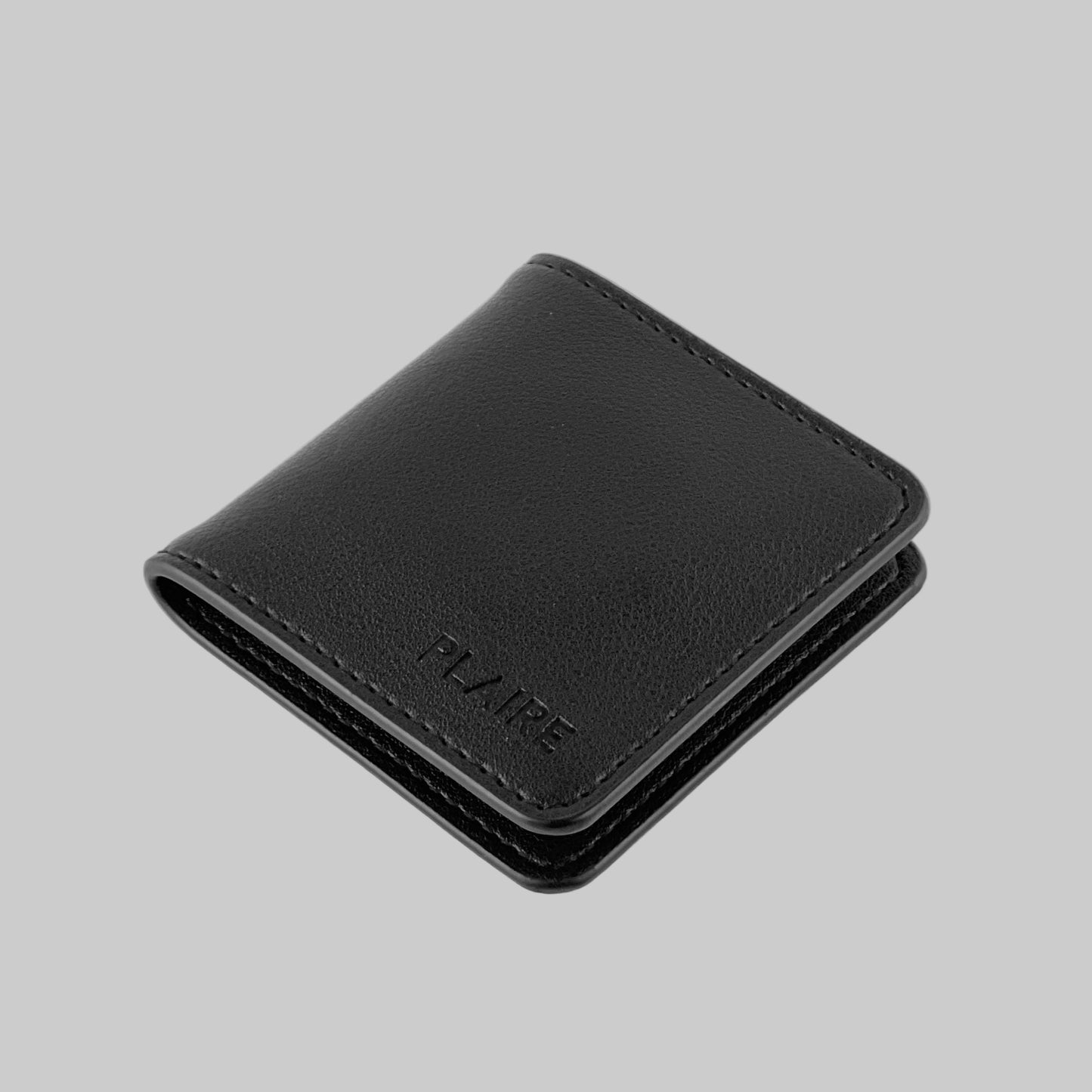 Leather condom case by PLAIRE — discreet condom case and pocket condom holder for men, slim stylish condom holder designed to protect condoms while carrying them securely
