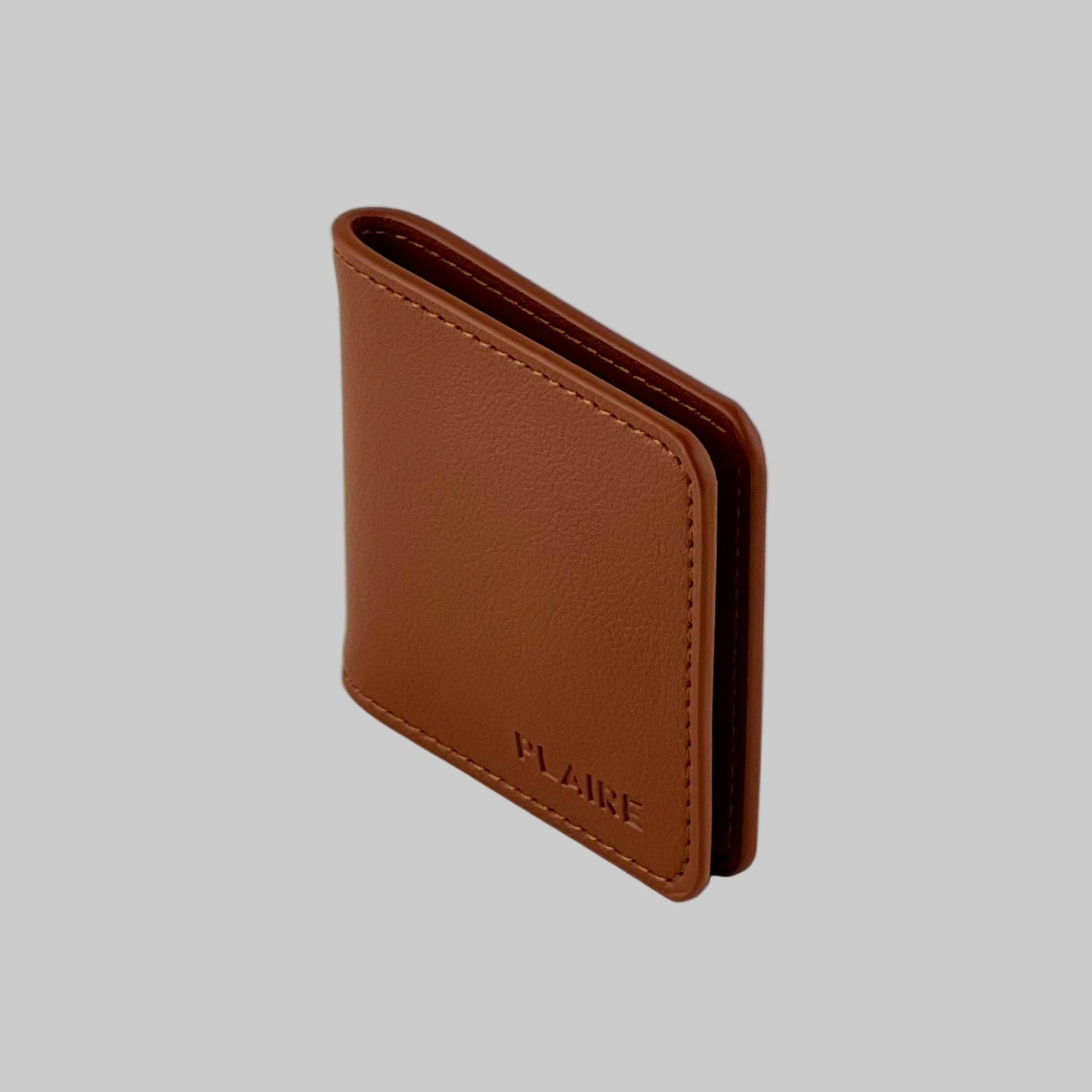 Leather condom case by PLAIRE — discreet condom case and pocket condom holder for men, slim stylish condom holder designed to protect condoms while carrying them securely
